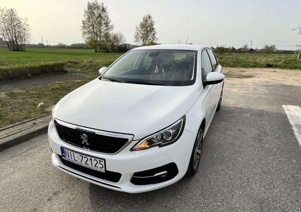 Peugeot 308 cena 48500 przebieg: 98000, rok produkcji 2018 z Iława małe 106